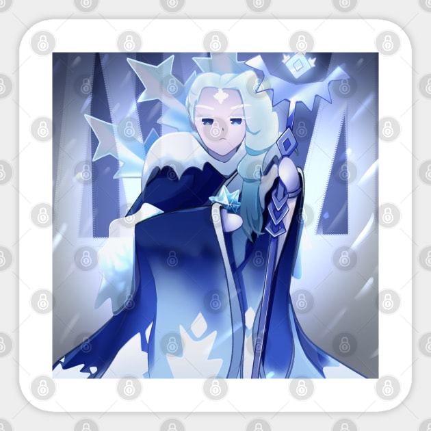 Frost queen cookie from cookierun kingdom Sticker by  dwotea